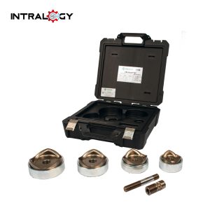 Kit de sacabocados, Acero Inoxidable de 2-1/2", 3", 3-1/2" y 4"